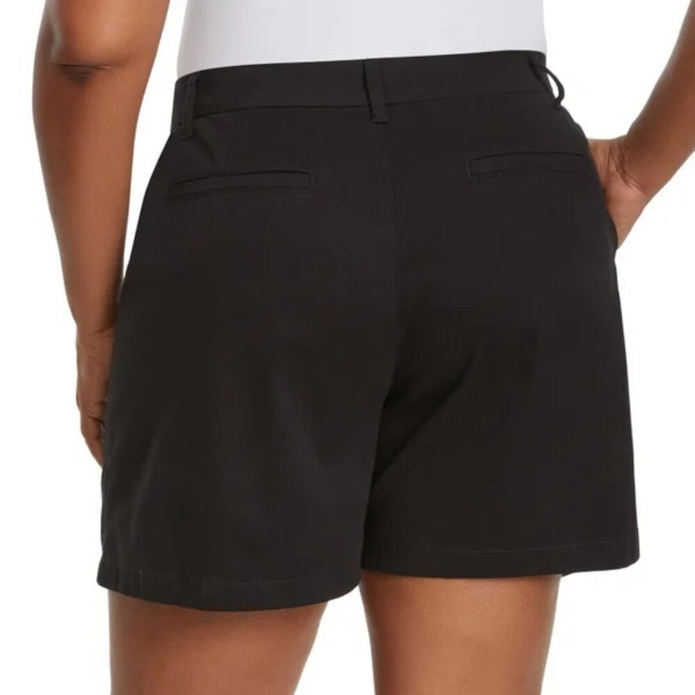 Gloria Vanderbilt Women's Chino Shorts - Picture 6 of 6